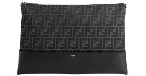 fendi ff motif medium clutch bag|fendi baguette monogram.